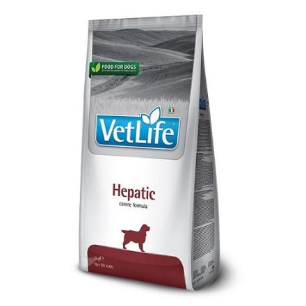Vet Life Dog Hepatic májvédő kutyatáp - 2 kg