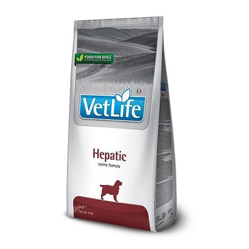 Vet Life Natural Diet Dog Hepatic - májvédő száraz kutyatáp 2kg