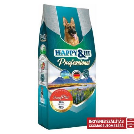 Happy&Fit Professional Energy Plus munkakutya, agility kutyatáp - 20 kg