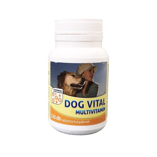 Dog Vital multivitamin 120db - vitaminhiányos kutyáknak, kutyakaki evés ellen