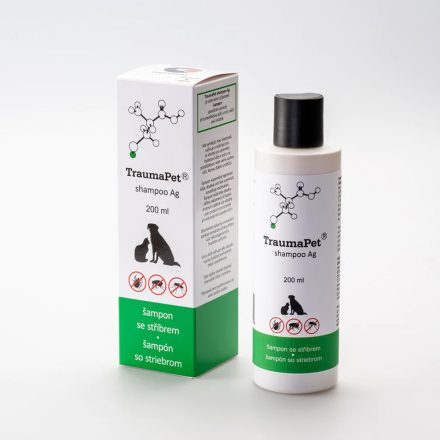 TraumaPet® Shampoo Ag ezüst sampon kutyáknak és macskáknak – allergiás bőrtünetek ápolására