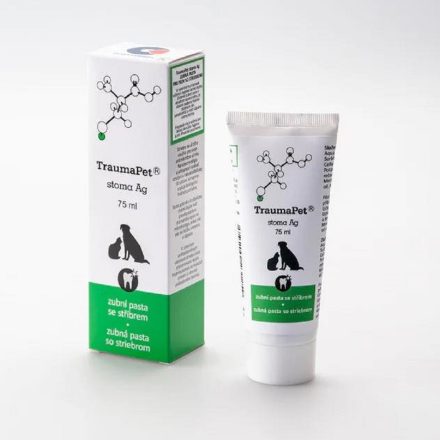 TraumaPet® Stoma Ag fogkrém kolloid ezüsttel kutyáknak és macskáknak