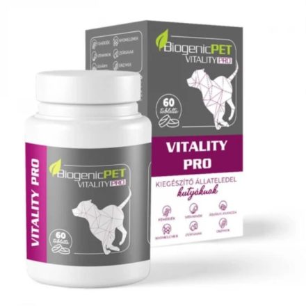 BiogenicPet Vitality Pro szőr- és bőrregeneráló vitamin kutyáknak – 60 tabletta