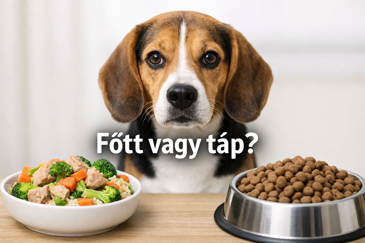 A főtt étel jobb a kutyának, mint a táp? – A tévhit, ami sok gazdit félrevezet